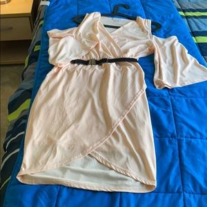 Venus blush peach coloured dress